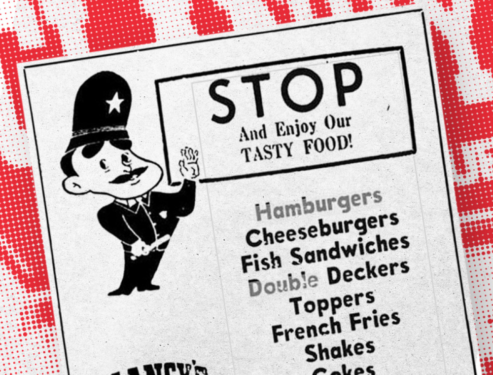 Clancy's Hamburgers Graphic